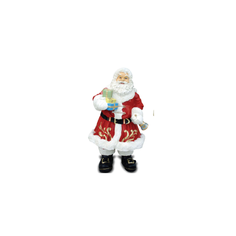 Statua Babbo Natale H 160 cm in vetroresina