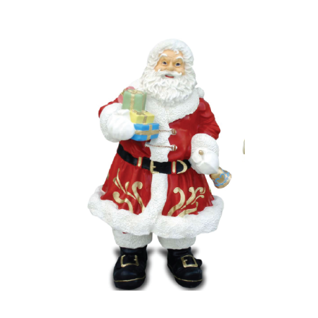 Statua Babbo Natale H 160 cm in vetroresina
